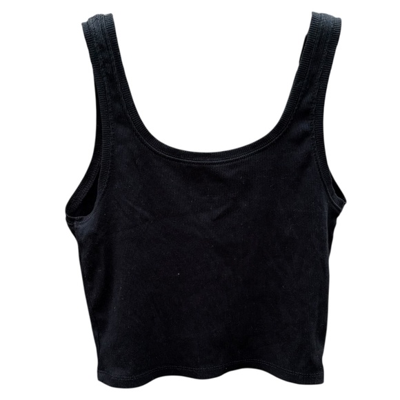 Wild Fable Woman's Crop Tank Top, Black, Size Large - Classic, Basic - Picture 1 of 2